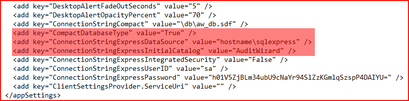 Auditwizard database config.png
